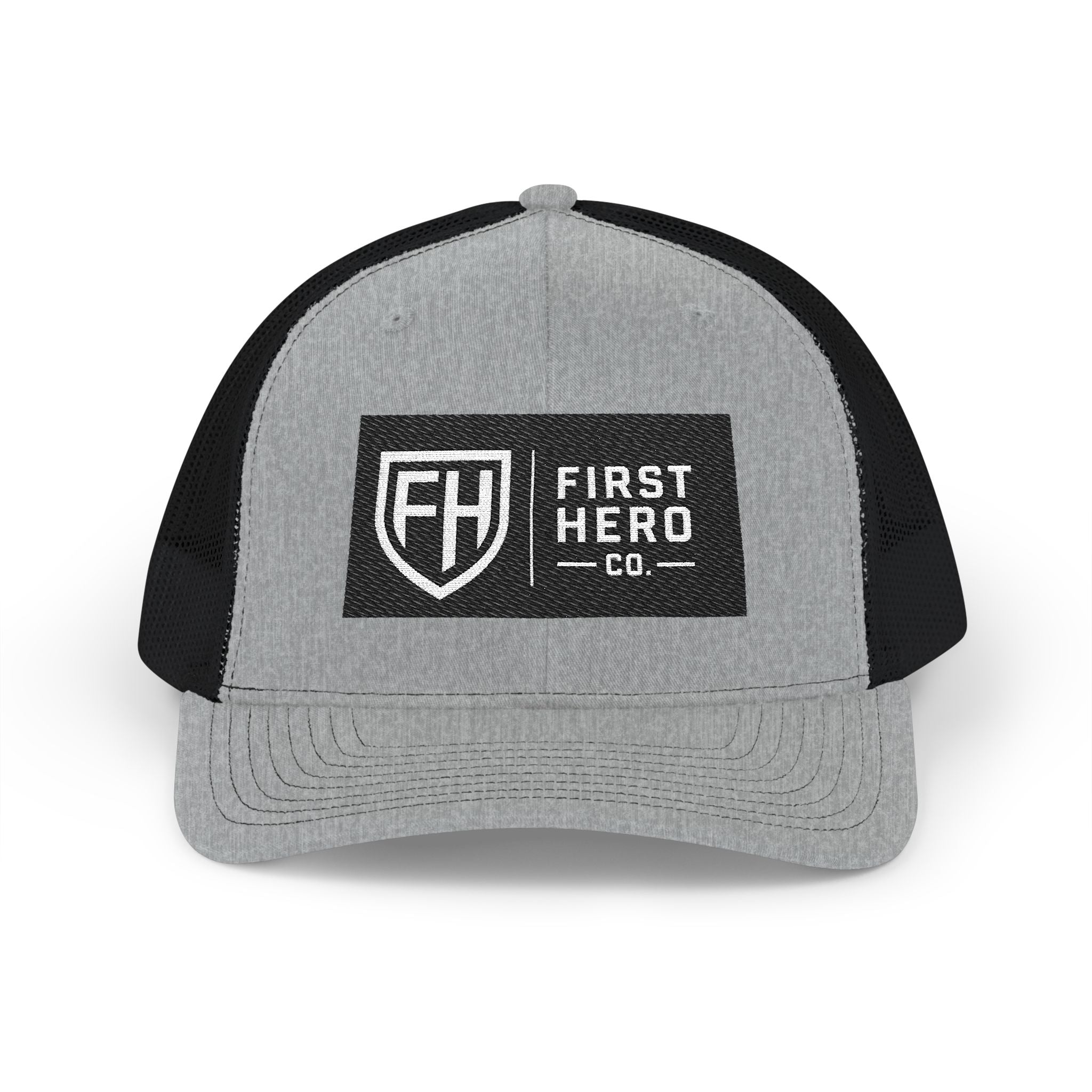 First Hero Co. Embroidered Trucker Cap