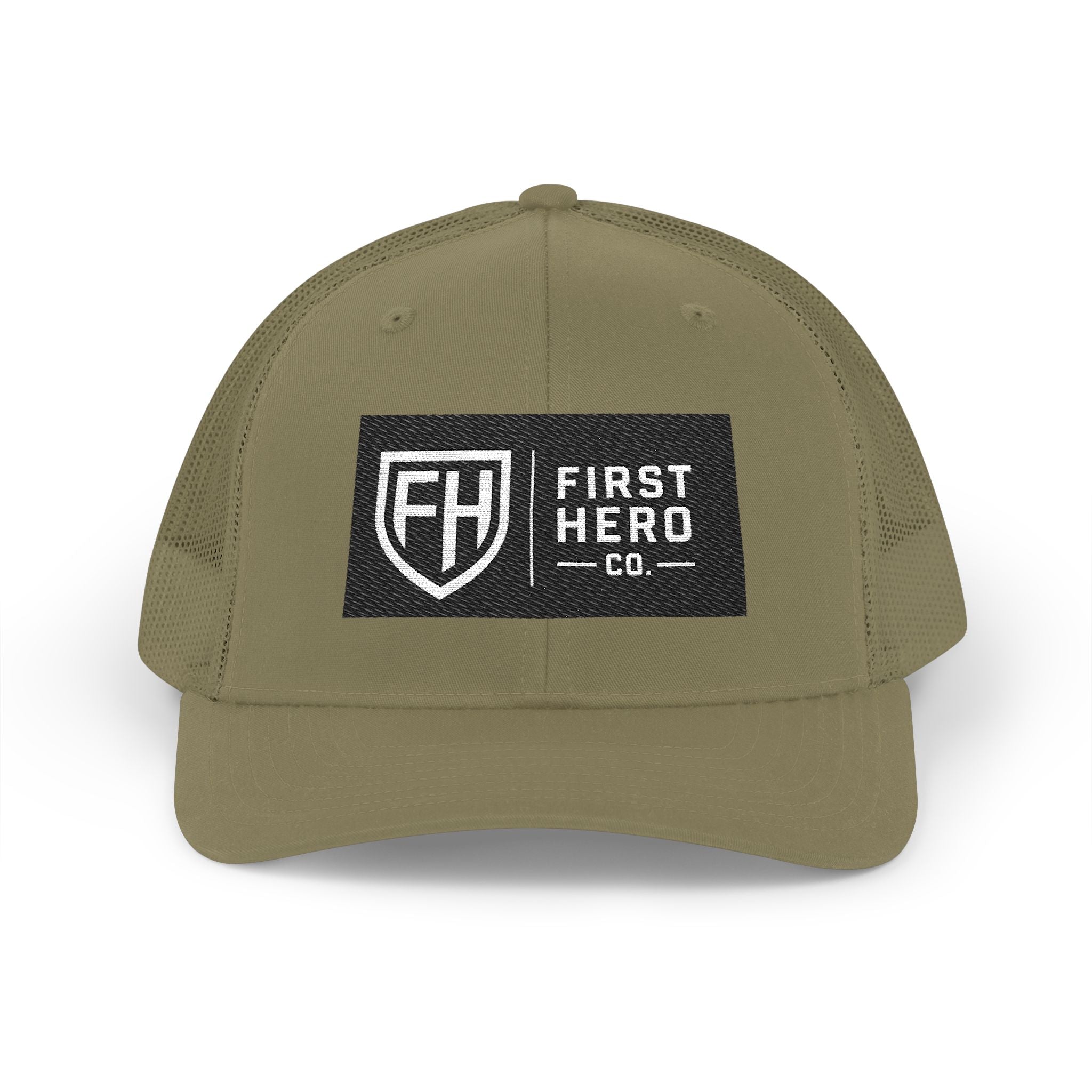 First Hero Co. Embroidered Trucker Cap